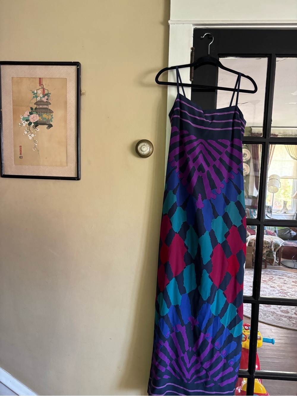 Pauline Trigere  couture vintage maxi dress - Picture 2 of 8